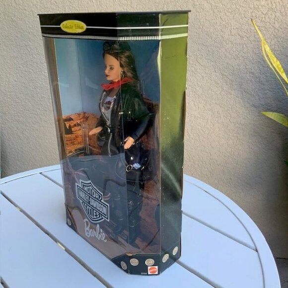 Harley-Davison 1998 Mattel Brunette Collector Edition Vintage Doll Barbie - Picture 3 of 13